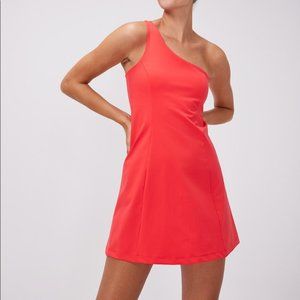 Outdoor Voices One Shoulder Exercise Dress (Poppy)